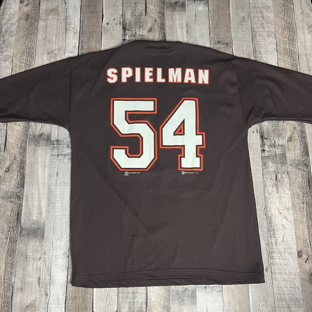 Cleveland Browns Jersey Men's Large Brown 90s 1999 NFL football Deadstock - Picture 2 of 9